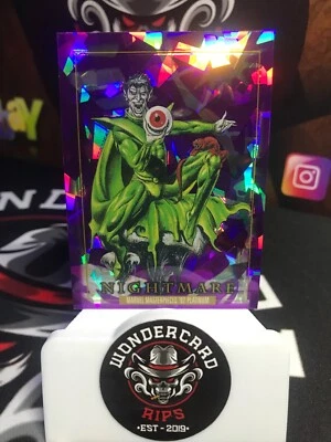 2024 SkyBox Marvel Masterpieces '92 Platinum - Purple Crystals #61 NIGHTMARE🔥 - Image 1 of 2