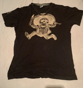 Criminal Damage T-Shirt Größe M Schwarz Braun - Bild 1 von 6