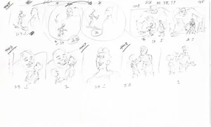Hercules Walt Disney Production Animation Zeichnung gebraucht für eine Episode A105 - Bild 1 von 1