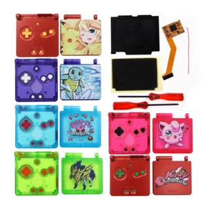 10 Levels Backlight V2 IPS LCD Screen Kit W/Pre-cut UV Printed Shell For GBA SP - Picture 1 of 29