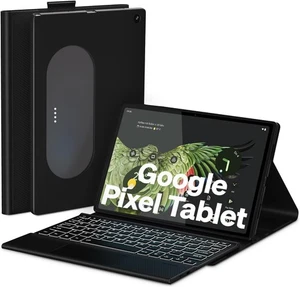 Bluetooth Keyboard Case for Pixel Tablet 11 Inch Trackpad Backlight Dock Support - Picture 1 of 7