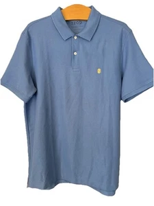 IZOD Golfshirt Erwachsene Large blau Advantage Stretch Polo Logo Herren Kurzarm - Bild 1 von 7