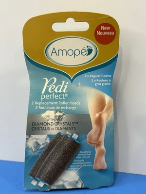 Amope Pedi Perfect Foot File Refills Regular Coarse Roller Head 2 pk - Image 1 of 4