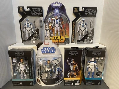 Star Wars Black Series 501st Lot Of 7 Clones Commander Jesse Arc Trooper Echo - Image 1 of 4