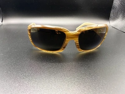 Очки солнцезащитные Maui Jim Blue Water MJ-236–25C в полоску коричневые желтовато-коричневые 63–18–125 с коричневыми линзами - Изображение 1 из 4