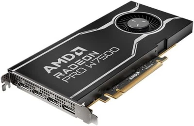 AMD Radeon PRO W7500 8GB GDDR6 Workstation Scheda Grafica RDNA3 GPU Professional - Immagine 1 di 4