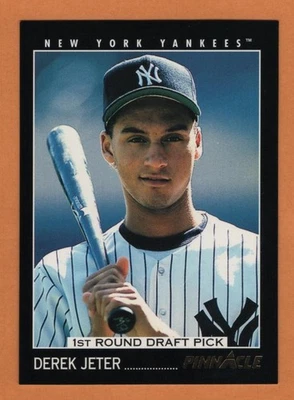 DEREK JETER Rookie RC - 1993 Pinnacle #457 - 1ª Rodada Draft Pick - Yankees - Imagem 1 de 2