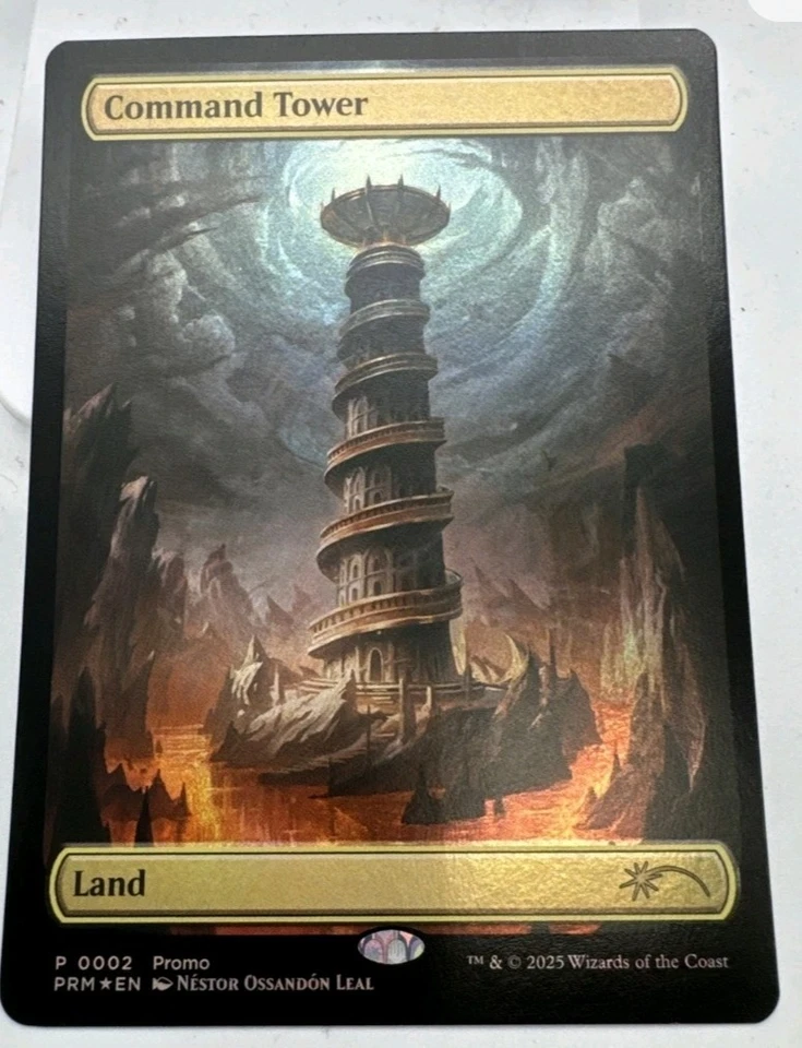 MTG Command Tower Turbo tower textless Foil promo Full Art 0002 TLA Avatar - Image 1 of 1