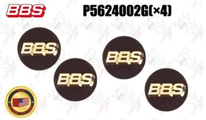 BBS OEM Wheel Center caps 56 mm Emblem Black φ56 P5624002G(×4) 56.24.012 - Picture 1 of 11