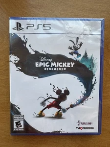 Disney Epic Mickey Rebrushed - Playstation 5 - PS5 - BRAND NEW SEALED - Picture 1 of 5