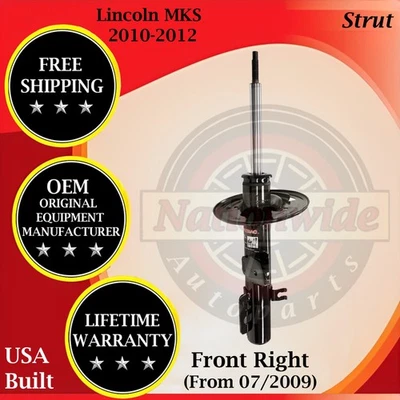 Puntal delantero derecho Monroe genuino OEM para Lincoln MKS 2010-2012 garantía de por vida Foto 1 de 4