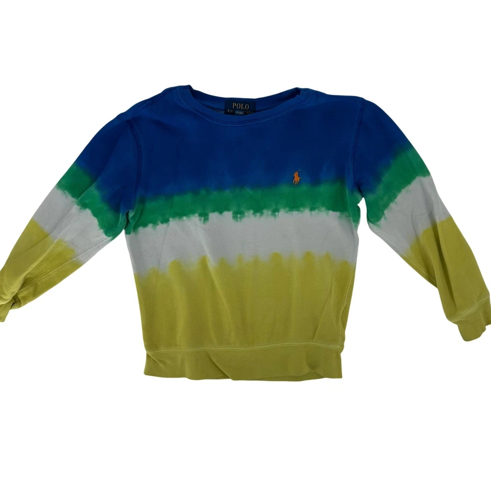Polo Ralph Lauren Niños Tie Dye Cuello Redondo Pullover Sudadera Talla S (8) Foto 1 de 4