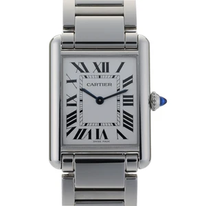 Cartier Tank Must Large WSTA0052 White Roman 26mm Uhr + Box - Bild 1 von 8