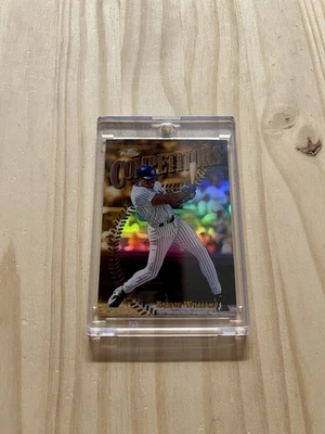 1997 Finest Bernie Williams Rare/Gold Foil Refractor #331 Yankees - Image 1 of 2