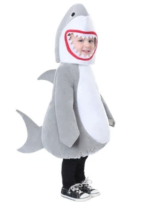 Nuevo Disfraz de Halloween de peluche de tiburón burbuja para niños pequeños talla 4T nuevo con etiquetas Foto 1 de 4
