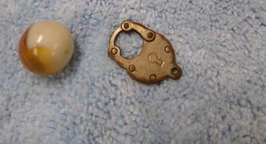 vintage Cracker Jack charm Metal Lock - Picture 1 of 2