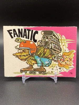 1973 Donruss Pink Fantastic Odd Rods Stickers Series 1 Fanatic #76 - Image 1 of 2