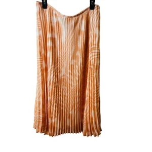 Ruby Rd. Midirock Damen Größe 14P Zierlich Plissee Elastische Taille Chiffon Oma - Bild 1 von 7