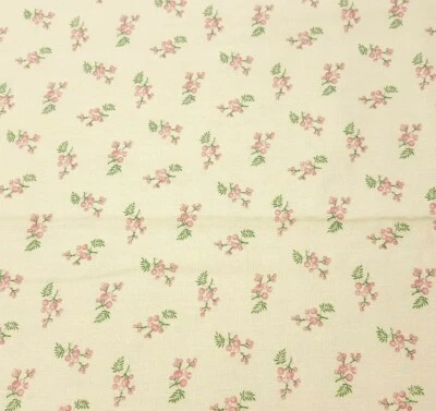 30" Pennsylvania Plain & Fancy Anita Shakelford P&B Textiles Pink Calico Cream - Image 1 of 3