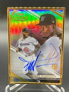 MONTE HARRISON 2021 Topps GOLD LABEL FRAMED AUTO MIAMI MARLINS FA-MH RC - Picture 1 of 1
