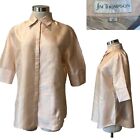 JIM THOMPSON Pale Pink Silk Shantung Oversized Shirt, Blouse  12AUST-UK/8US
