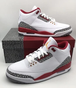 Nike Air Jordan 3 Retro Cardinal Red Cement CT8532-126 Herren Größe 12 - Bild 1 von 7