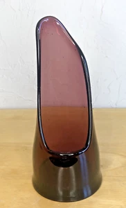 LE Smith AMETHYST Taper Candle Holder 8.25" tall PURPLE Glass - Picture 1 of 14