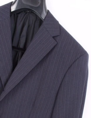 Blazer a rayas azul Jil Sander talla EU 48 US 38 R Slim Fit Foto 1 de 4