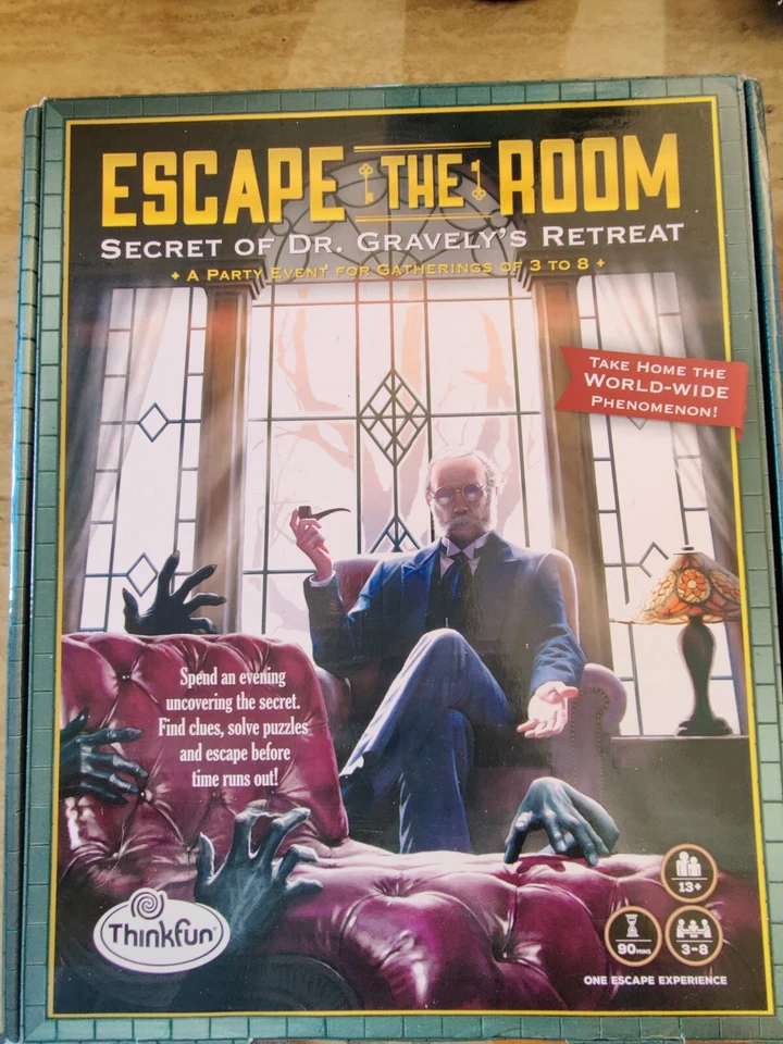 Escape The Room: Secret of Dr Gravely's Retreat - ThinkFun Board Game - Image 1 of 1