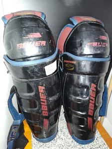 Bauer Supreme Shin Guards Size 15” Model SG 1000 Hockey Shin Guards.  - Picture 1 of 3