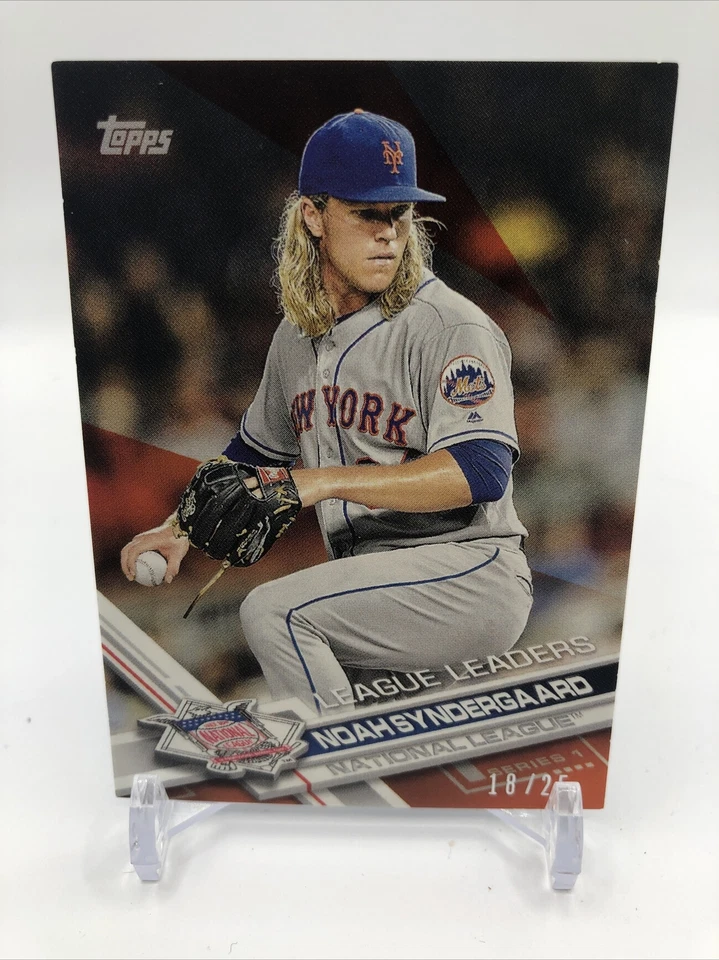 2017 Topps On Demand Mini /25 NOAH SYNDERGAARD Orange  - Image 1 of 2