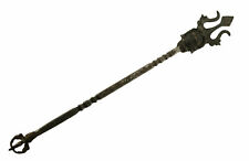 Ancien Trident Khatvanga sceptre baton de ceremonie tantrique Chamane 55 cm 4125