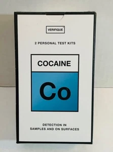 Cocaine Test Kit - 2 Personal Test Kits In 1 Box - Picture 1 of 3
