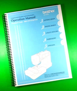 Owners Manual for Brother LB6800 Embroidery & Sewing, 172 Pages W/Clear Covers! - Picture 1 of 1