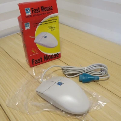 Vintage A4TECH OK-720 Serial Fast Ball Mouse Windows 95 98 Me 2000 XP - Image 1 of 4