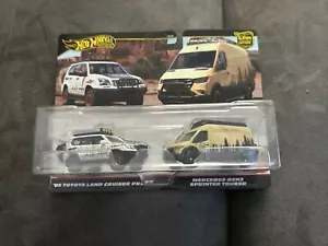 Hot Wheels Premium 2 Pack TOYOTA Land Cruiser Prado - MERCEDES BENZ Sprinter Van - Picture 1 of 6