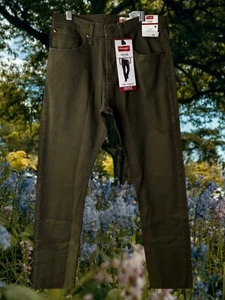 Wrangler Five Star Premium Athletic Fit Olive Green Size 28x30 - Picture 1 of 3