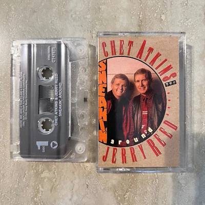 Cassette Chet Atkins Jerry Read Sneakin' Around  1992 Sony Tested New Case - Image 1 of 2