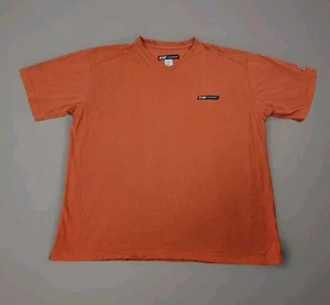 Vintage Reebok T-Shirt Orange Mens 2XL XXL 90s Sportswear Short Sleeve Logo - Picture 1 of 8