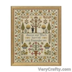 Historical Sampler Company - Kit de punto de cruz con muestreador de bodas - Imagen 1 de 1