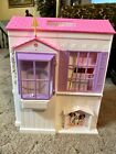 Vintage Barbie Folding Pretty House 1996 Mattel Pink Dollhouse #16961