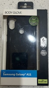 Guanto Corpo Premium per Samsung Galaxy A11 Custodia Nero Protezione Antimicrobica - Foto 1 di 2