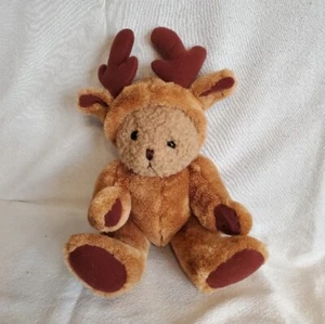Disfraz de Oso de Peluche en Reno Peluche 12" ABC Distribución De Colección Sin Bufanda - Imagen 1 de 18