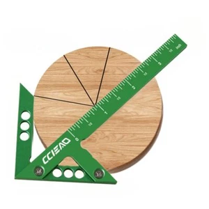 Regla de buscador central de aleación de aluminio, posicionamiento de línea central de alta precisión 45/... - Imagen 1 de 5