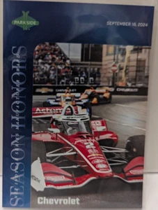 Josef Newgarden #125 Blue Foil /99 2025 Indy Trading Card Parkside IndyCar - Picture 1 of 2
