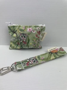 Australian Ring Tail Possum Mini Pouch Makeup Key Chain Australian Handmade - Picture 1 of 20