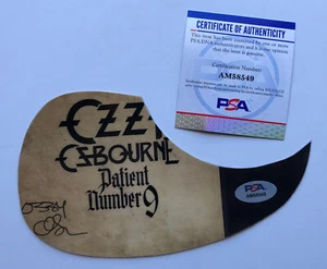 Ozzy Osbourne signed handsigniert Patient Nummer 9 Gitarre Schlagbrett PSA/DNA - Bild 1 von 1