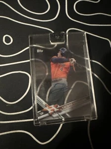 2017 Topps Clearly Authentic Autographs - Red #CAAU-GS George Springer /50 (AU) - Picture 1 of 1