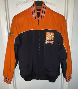 Auténtica chaqueta reversible TONY STEWART NASCAR para hombre MEDIANA Home Depot Chase - Imagen 1 de 10