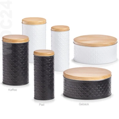 Vorratsgefäß Vorratsdose Vorratsbehälter Kaffeedose Teedose Paddose Gebäckdose - Bild 1 von 3